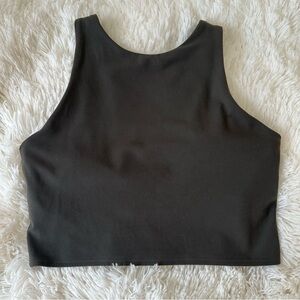 Athleta Conscious Green Crop Top Size: Small Petite